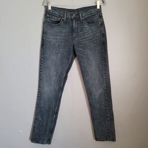 Levi's 505 Black Wash Straight Leg Jeans. Size 31 x 32